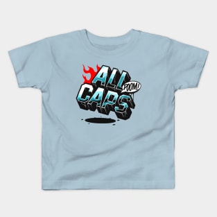 ALL CAPS MF DOOM Kids T-Shirt